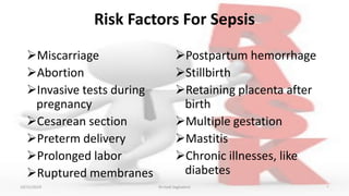 maternal sepsis | PDF