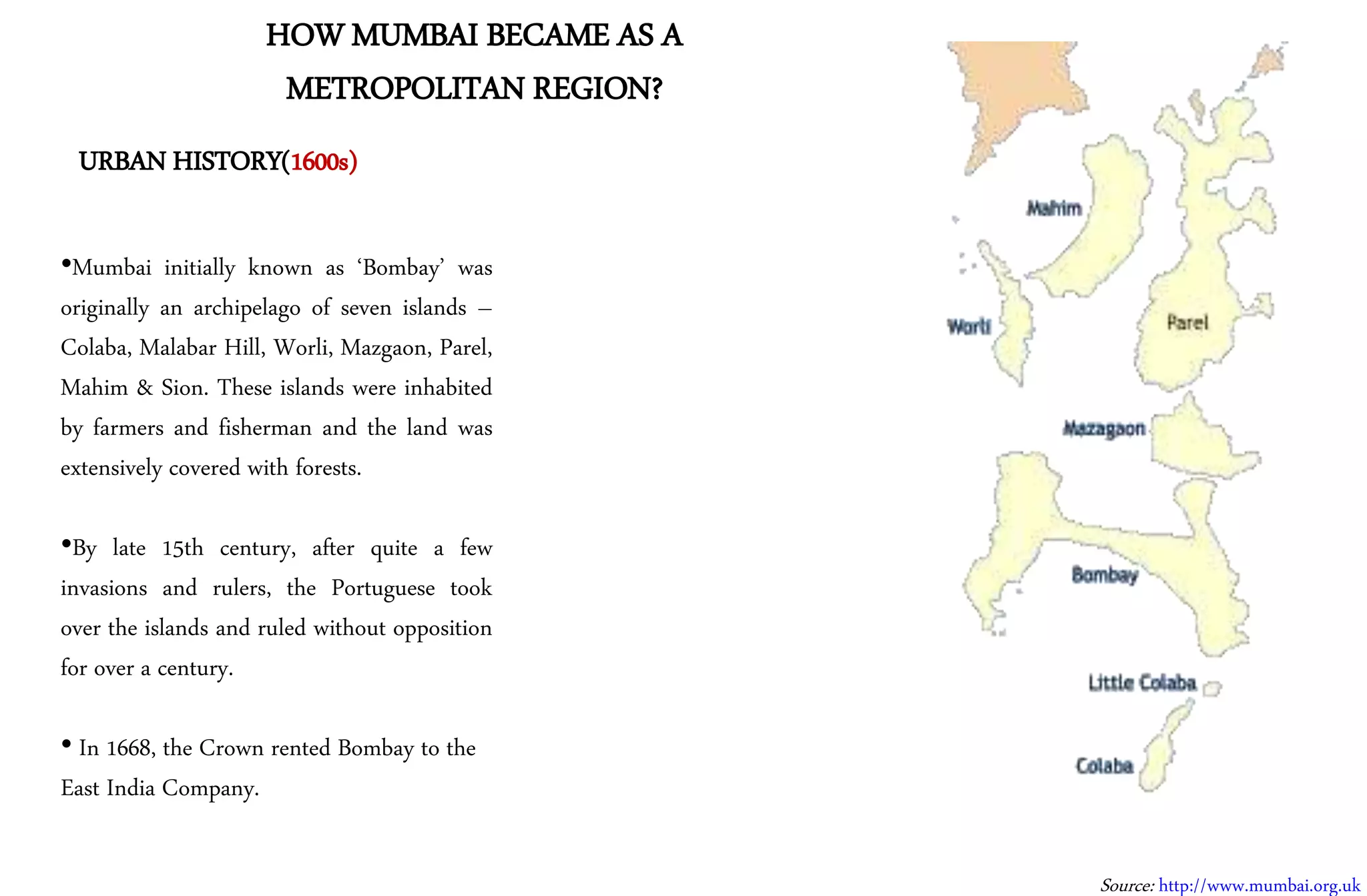 MUMBAI METROPOLITIAN REGION | PPTX