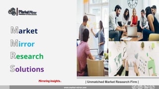 Mirroring Insights..
www.market-mirror.com
| Unmatched Market Research Firm |
arket
irror
esearch
olutions
 