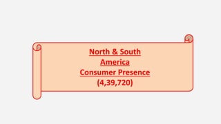 North & South
America
Consumer Presence
(4,39,720)
 