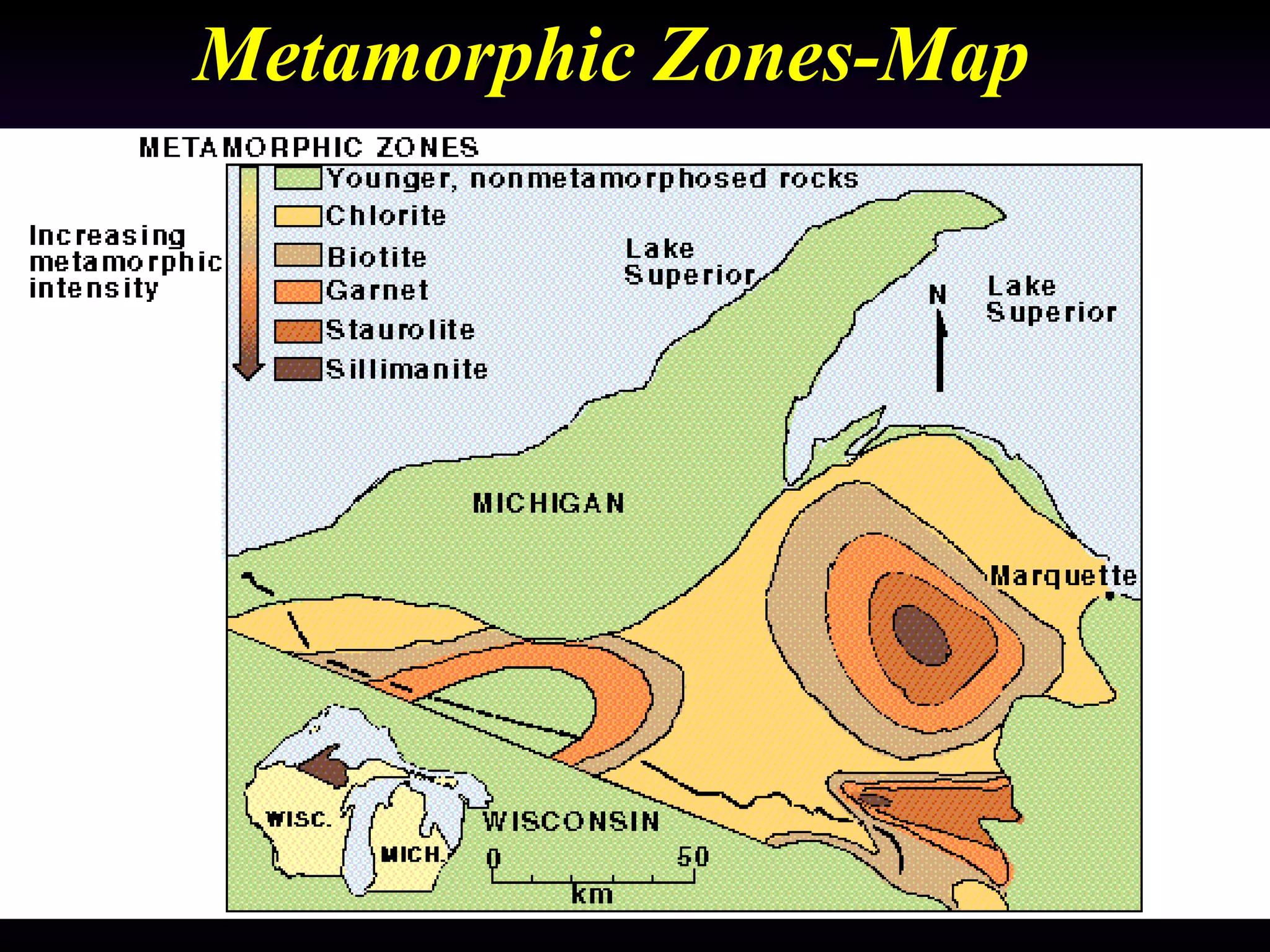Metamorphic Zones-MapMetamorphic Zones-Map
 