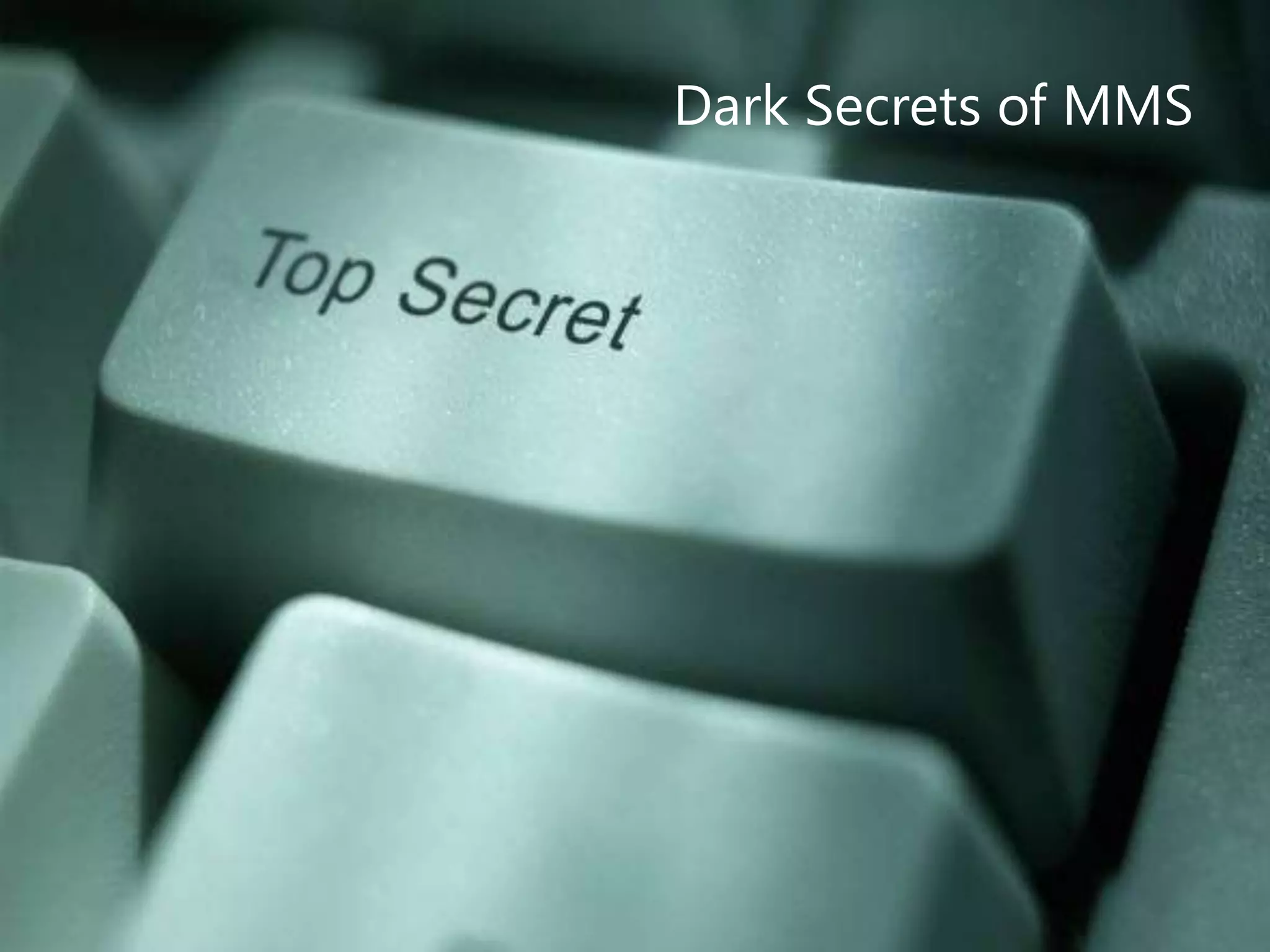 Dark Secrets of MMS




                                                         45

      ©2011 Quest Software, Inc. All rights reserved..
 