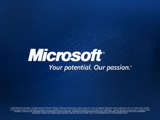 Mms201 Optimize Your Server Infrastructure