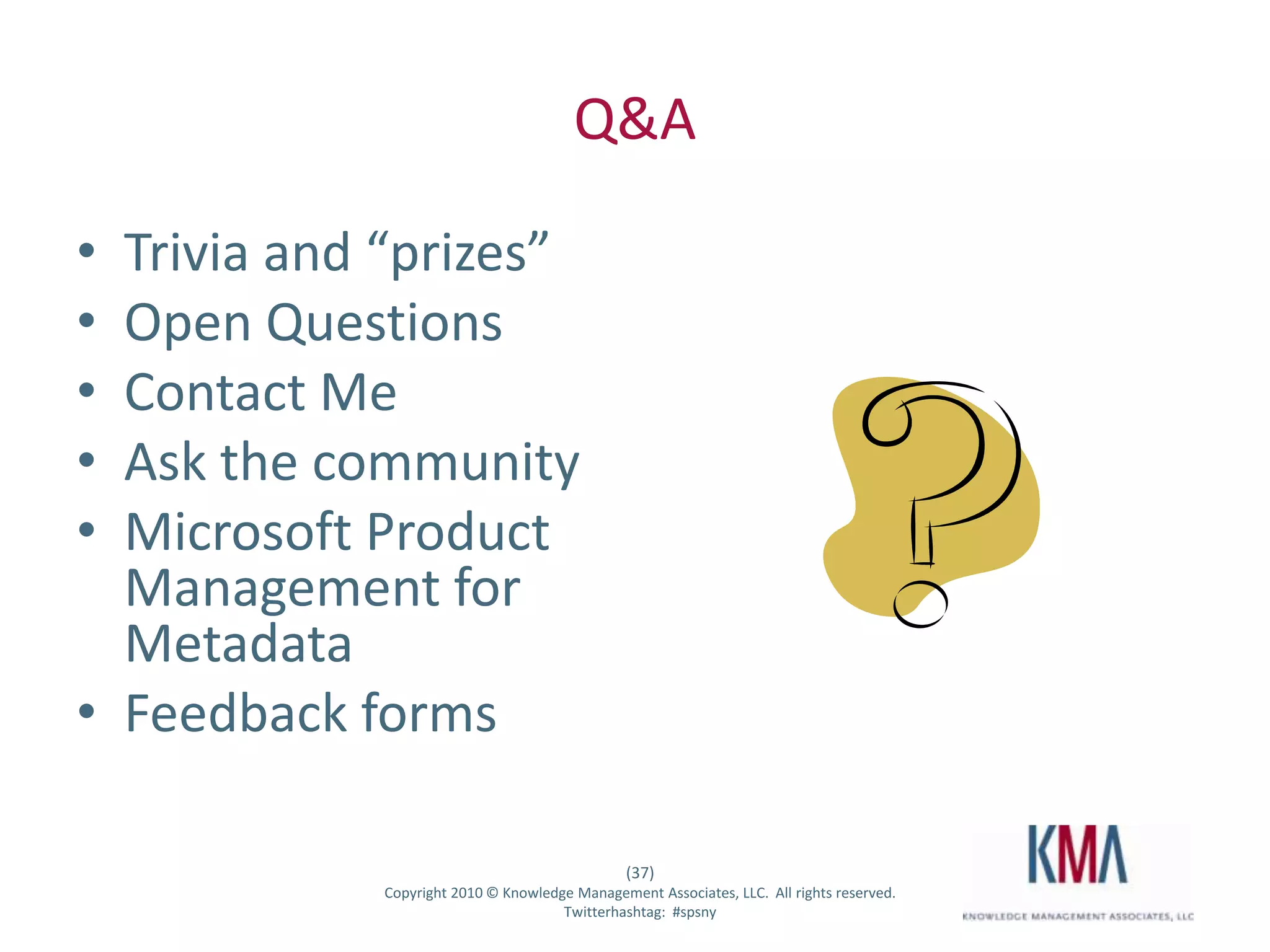 Demo – AdministrationCentral AdminFederated AdministrationCreate term setsCreate terms and tagsDynamic external “tags”Content HubsSearch