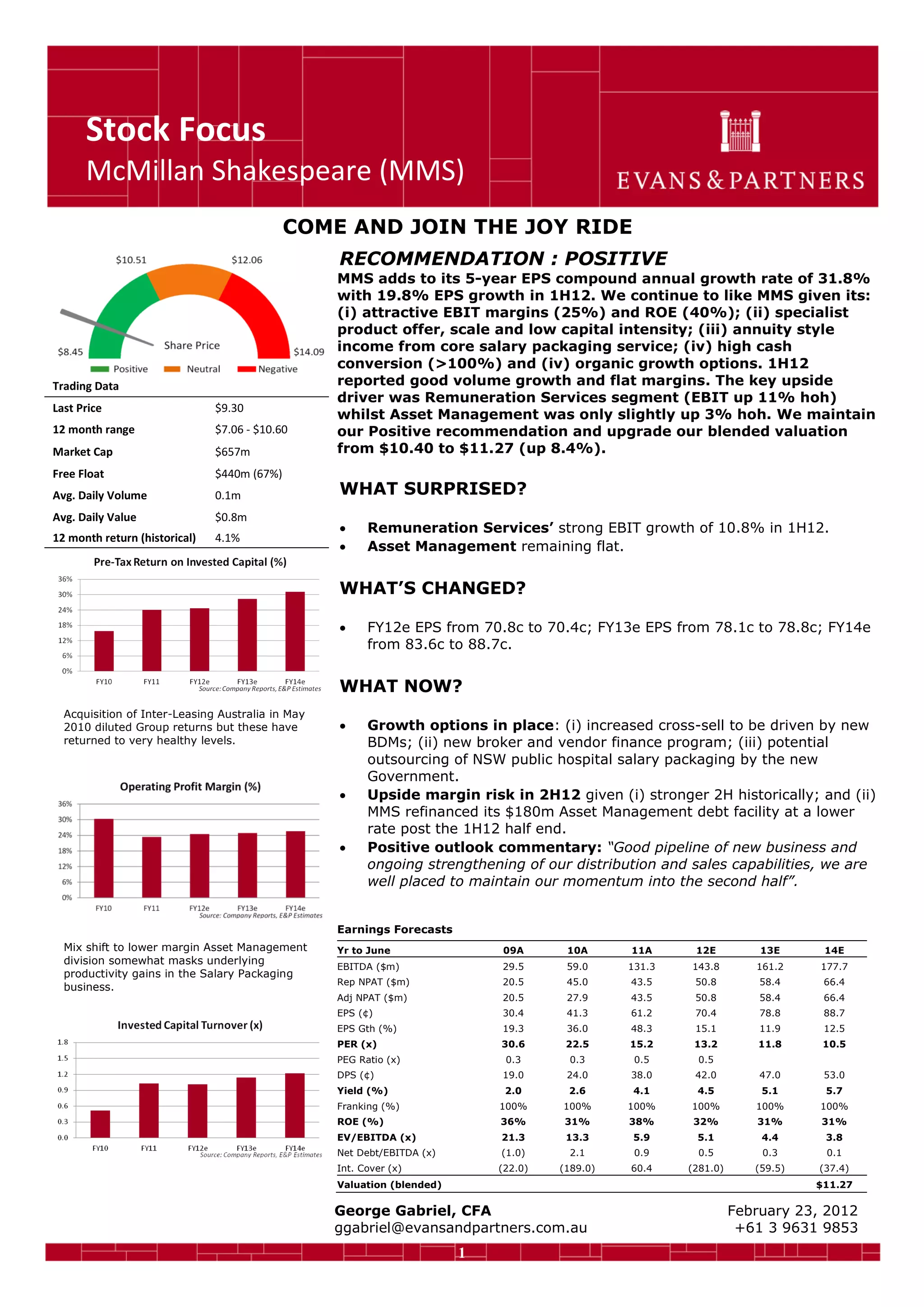 sql developer | outsourcing glossary | outsource... MMS - initiation of equity research report | PDF