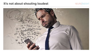 It’s not about shouting loudest
 