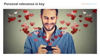 Personal relevance is key
 
