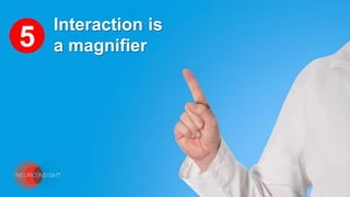 Interaction is
a magnifier5
 