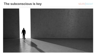 The subconscious is key
 
