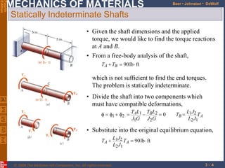 Comprehensive Analysis of Torsion in Mechanics of Materials | PDF