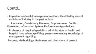 Modern Management Techniques a brief introduction | PPTX