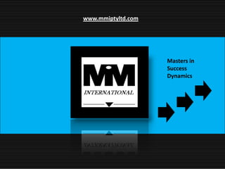 www.mmiptyltd.com Masters in Success Dynamics 