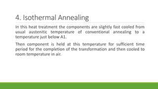 Materials and Metallurgy Heat treatment | PPTX