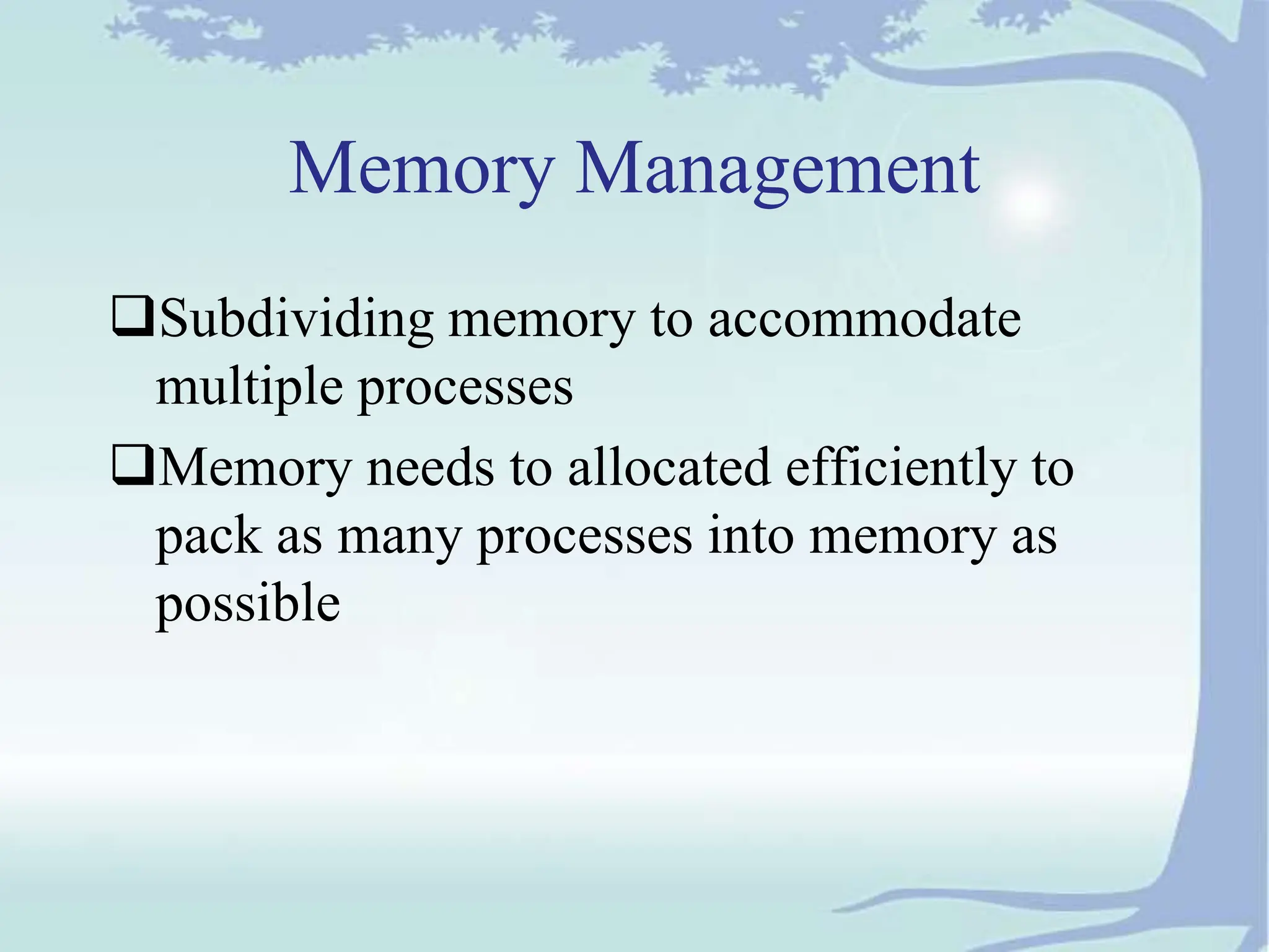 Memory Management in Operating Systems for all | PPT