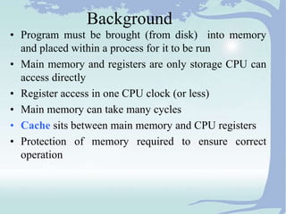 Memory Management in Operating Systems for all | PPT