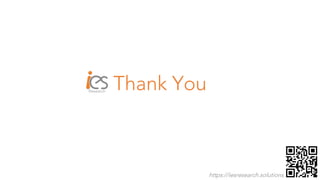 Thank You
https://iesresearch.solutions
 