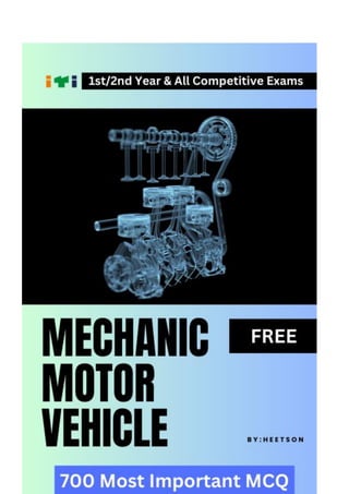 General Mechanic Test Guide.pdf Mechanic Motor Vehicle MCQ Book PDF Free | PDF