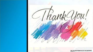 GEC 004 MATHEMATICS IN THE MODERN
 