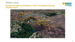 SERRA AZUL
Growth through consolidation while leveraging existing
infrastructure
16
 