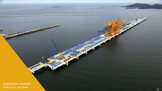 36
Superporto Sudeste
Estrutura Offshore
36
Pier
766 m
Superporto Sudeste
Estrutura Marítma
36
 