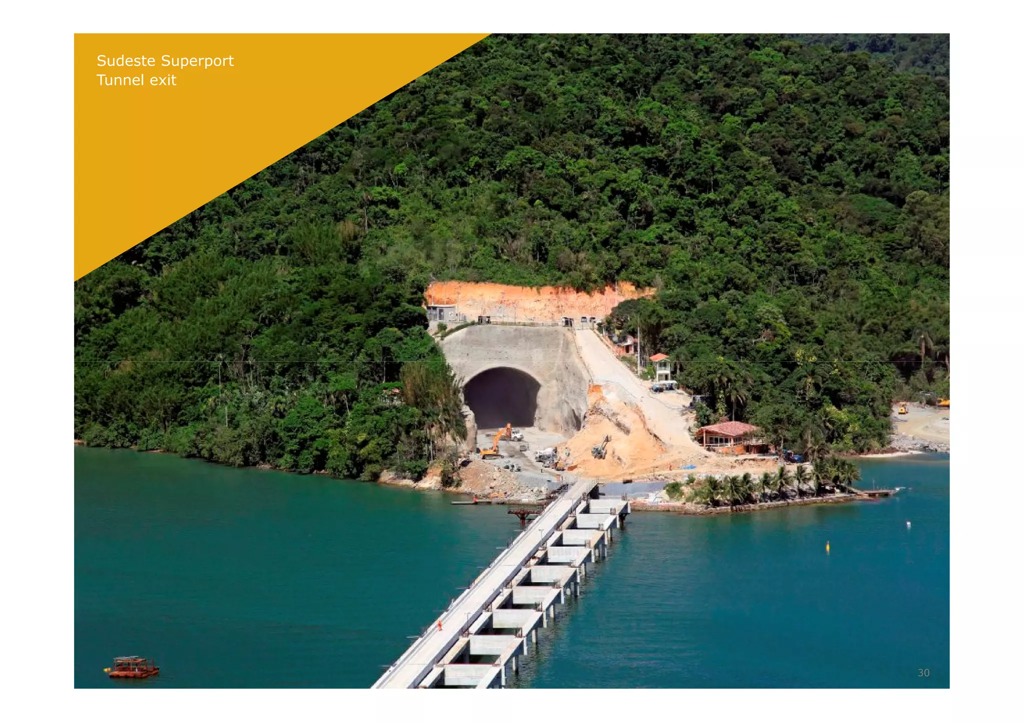 Sudeste Superport
Tunnel exit
30
 