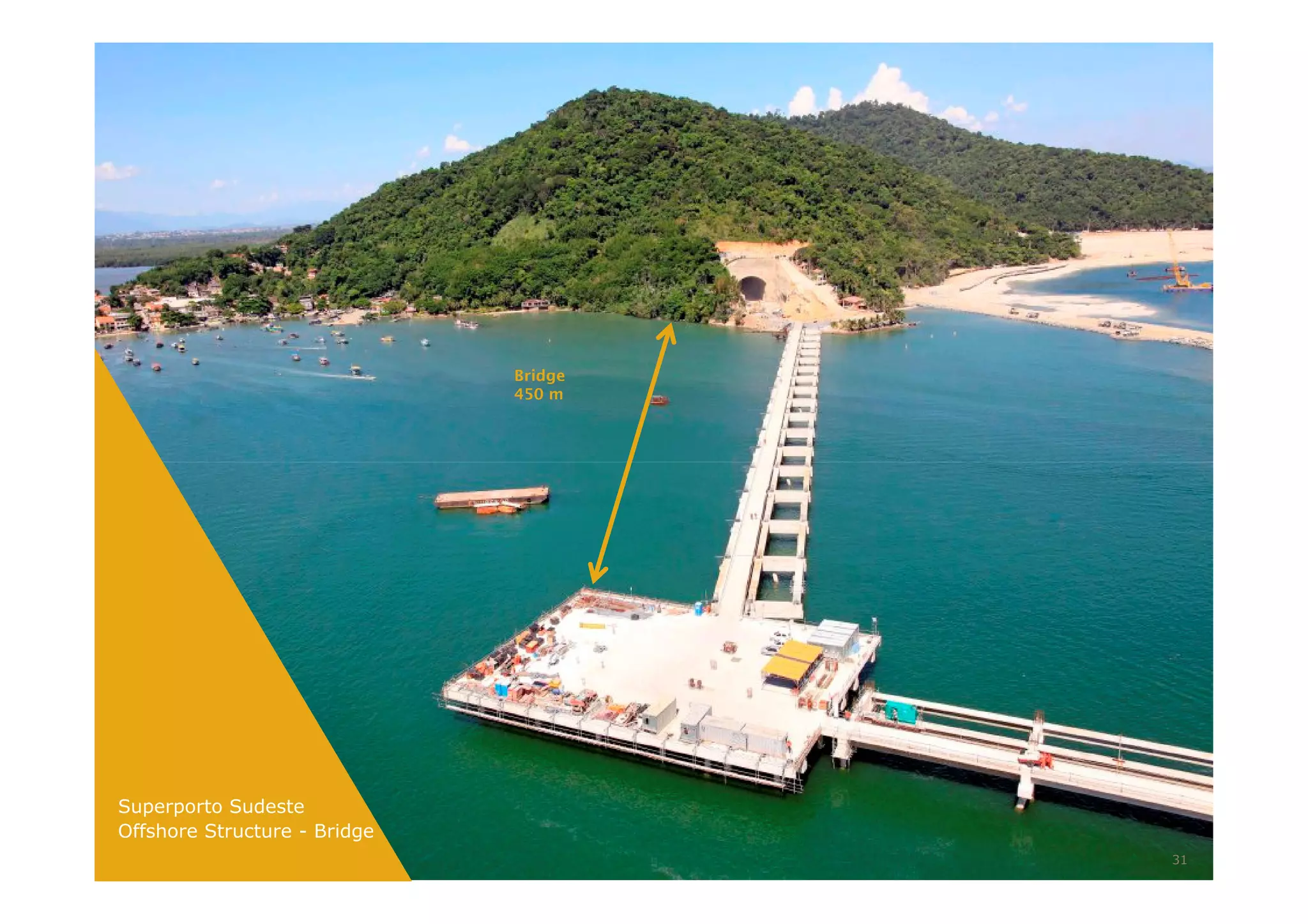 Bridge
450 m
Superporto Sudeste
Offshore Structure - Bridge
31
 