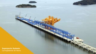 37
Superporto Sudeste
Estrutura Offshore
37
Superporto Sudeste
Carregadeiras de Navio
 