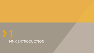 1

MMX INTRODUCTION

 