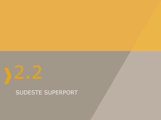 2.2
SUDESTE SUPERPORT
 