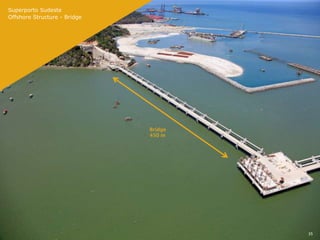 Superporto Sudeste
Offshore Structure - Bridge




                              Bridge
                              450 m




                                       35
 