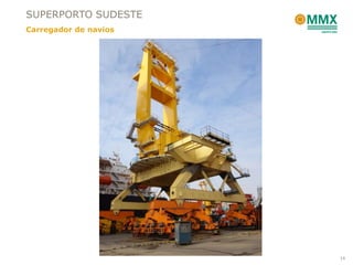 SUPERPORTO SUDESTE
Carregador de navios




                       14
 