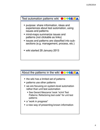 Test Automation Patterns: Issues and Solutions | PDF