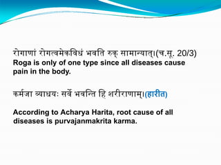 Comprehensive Classification of Diseases According to Ayurveda ...