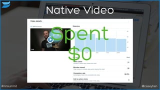 Native Video
75#mnsummit @caseyhen
Spent 
$0
 