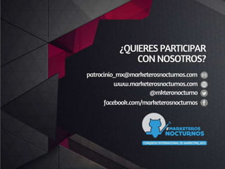 Congreso Internacional de #MarketerosNocturnos 2013 