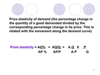 lesson 5 elasticity of demand & movement of demand... elasticity lecture | PPT