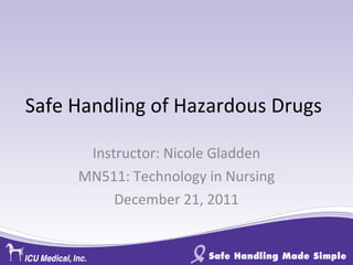 Mn510 lesson plan_safe_handling_power_point[1] | PPT