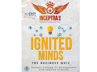 Business Quiz finals : Inceptra 2016