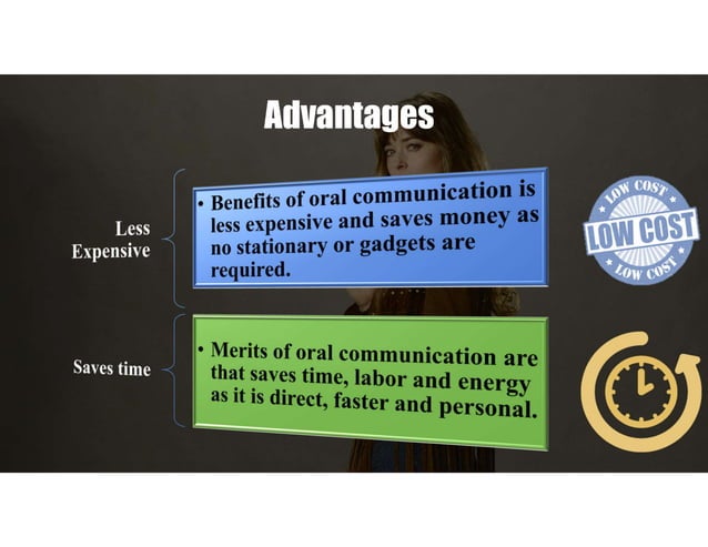 Oral Communication: Advantages and Disadvantages | PPT