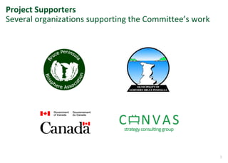 3
Project Supporters
Several organizations supporting the Committee’s work
 