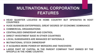 Multinational Corporations | PPTX