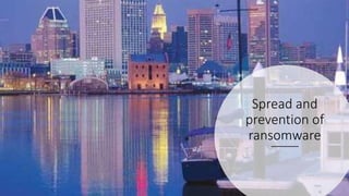 Spread and
prevention of
ransomware
 