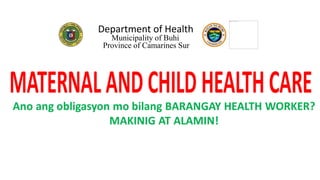 Department of Health
Municipality of Buhi
Province of Camarines Sur
 