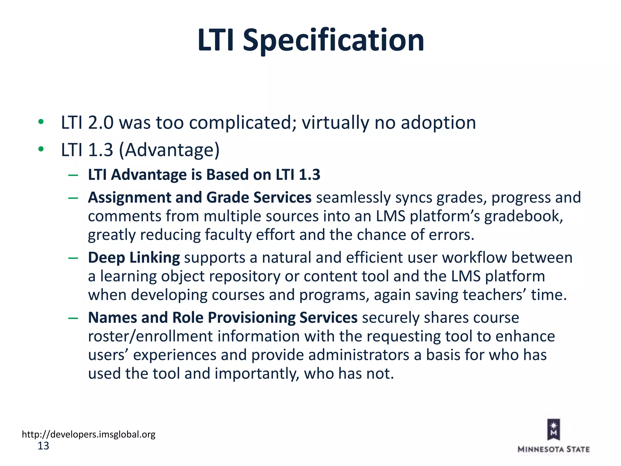 D2L Brightspace Vendor Integrations: Technology and Terminology | PPTX