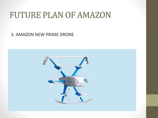 FUTURE PLAN OF AMAZON
3. AMAZON NEW PRIME DRONE
 