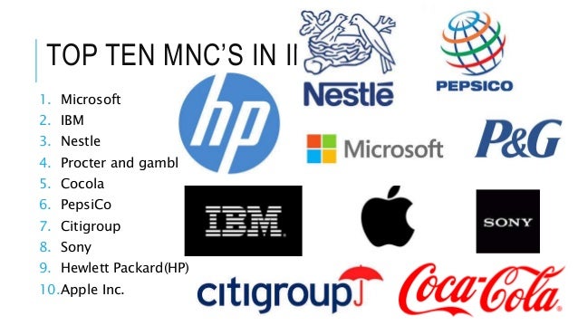 Mnc's (multinational companies)