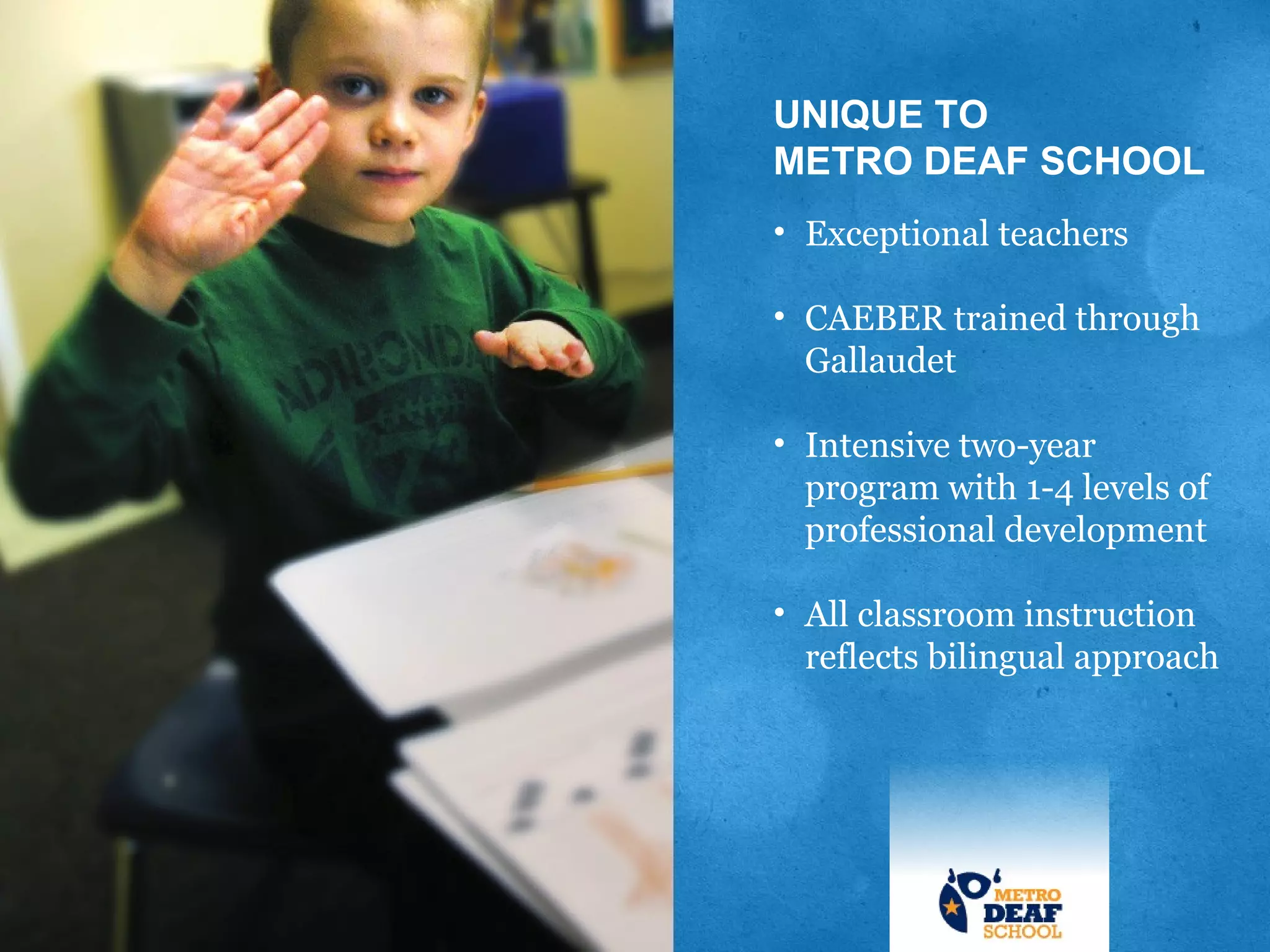Metro Deaf School Brochure