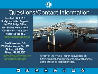 UAV Bridge Inspection Trials - Minnesota Department of Transportation ...