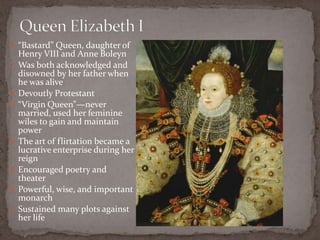 Mnd the english renaissance and william shakespeare | PPTX
