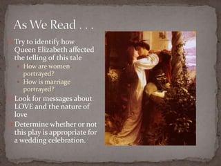 Mnd the english renaissance and william shakespeare | PPTX